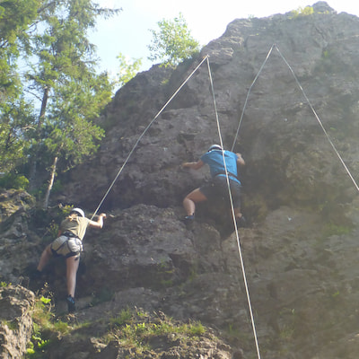 Schnupperklettern am Fels // Schwarzwald // Triberg-Nußbach